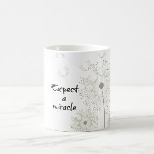 Taza De Café Esperar un milagro Inspirador
