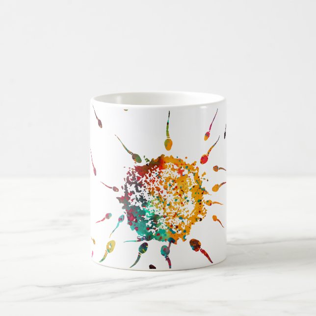 Taza De Café Espermatozoides y óvulo (Centro)