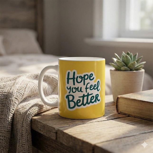 Taza De Café Espero Que Te Sientas Mejor Mug (Send some love with this, "Hope you feel better" mug! )