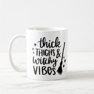 Taza De Café Espesos y brujas vibran Halloween