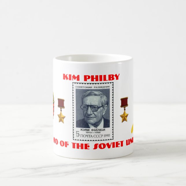 Taza De Café Espía británico Kim Philby, héroe de la Unión (Centro)