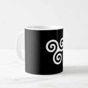 TAZA DE CAFÉ ESPIRAL CELÁTICA TRIPLE DE TRISKELION