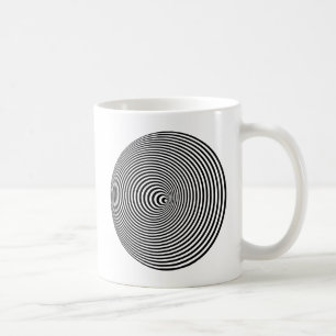 Taza De Café Espiral de ilusión óptica