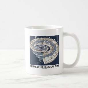 Taza De Café Espiral de tiempo geológico: la espiral históric