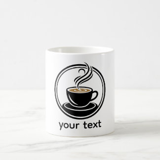 Taza De Café Espiral Dorada en la Oscuridad – Diseño Minimalist