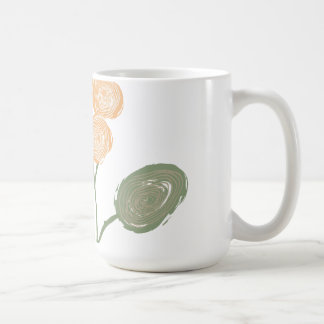 Taza De Café Espirales de Energía Floreciendo