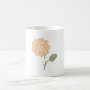 Taza De Café Espirales de Energía Floreciendo