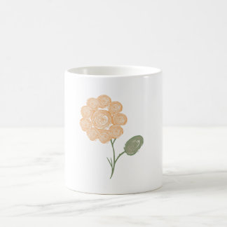 Taza De Café Espirales de Energía Floreciendo