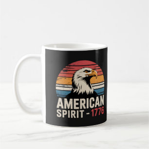 Taza De Café Espíritu Americano 1776 Patriótico 4 de Julio