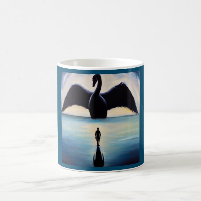 Taza De Café Espíritu Animal Black Swan 1 (Centro)