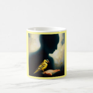 Taza De Café Espíritu Animal Goldfinch 1