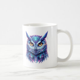 Taza De Café Espíritu de Búho Cuántico de Sabiduría