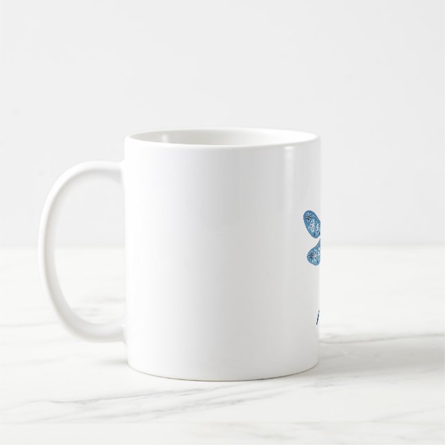 Taza De Café Espíritu de la libélula de nieve (Izquierda)