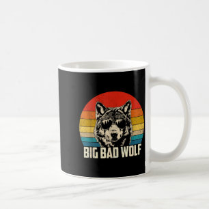 Taza De Café Espíritu de lobo grande y lobo malo manada de lobo