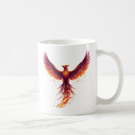 Taza De Café Espíritu de renacimiento del fénix digital