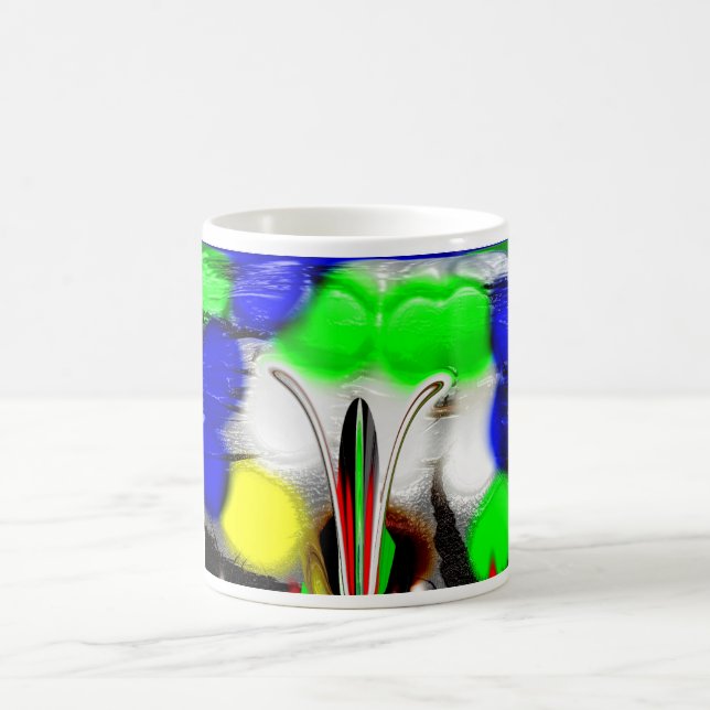 Taza De Café Espíritu del arte de primavera (Centro)