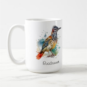 Taza De Café Espíritu del Desierto, Correcaminos en Acuarela, p