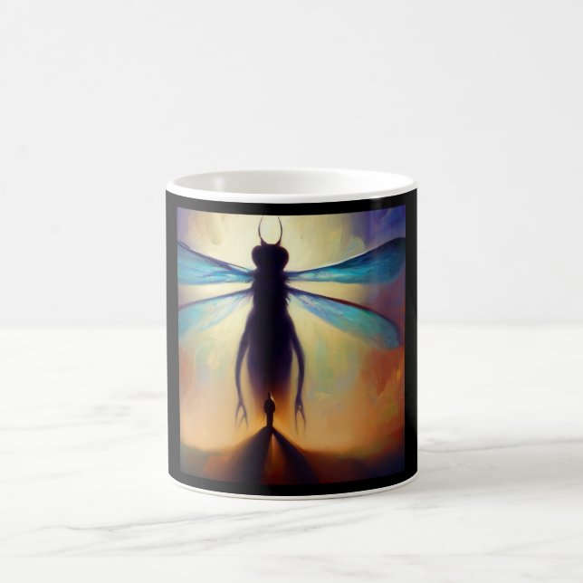 Taza De Café Espíritu Dragonfly animal 2 (Centro)