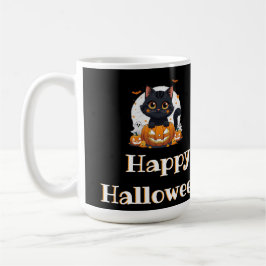 Taza De Café espíritu espeluznante de Halloween con adorable ga