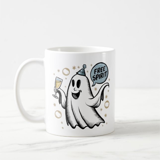 Taza De Café Espíritu fantasma (Izquierda)
