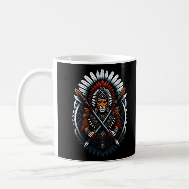 Taza De Café Espíritu guerrero desatado (Izquierda)