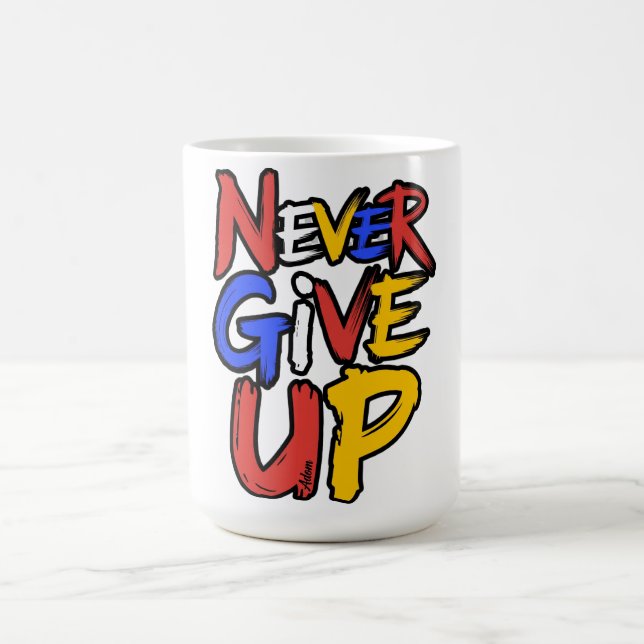 Taza De Café Espíritu Imparable Nunca te Rindas (Centro)