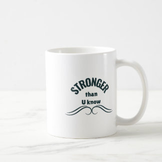 Taza De Café Espíritu inquebrantable más fuerte de lo que conoc