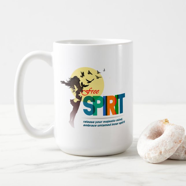 Taza De Café Espíritu libre | 15# Classic Mug (Con donut)