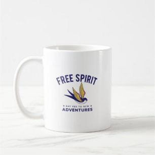 Taza De Café Espíritu Libre - Di Sí A Nuevas Aventuras