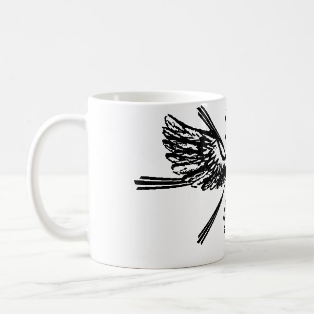 Taza De Café Espíritu Santo en forma de paloma (Izquierda)