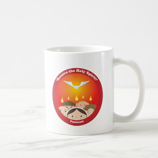 Taza De Café Espíritu Santo Pentecost (Derecha)