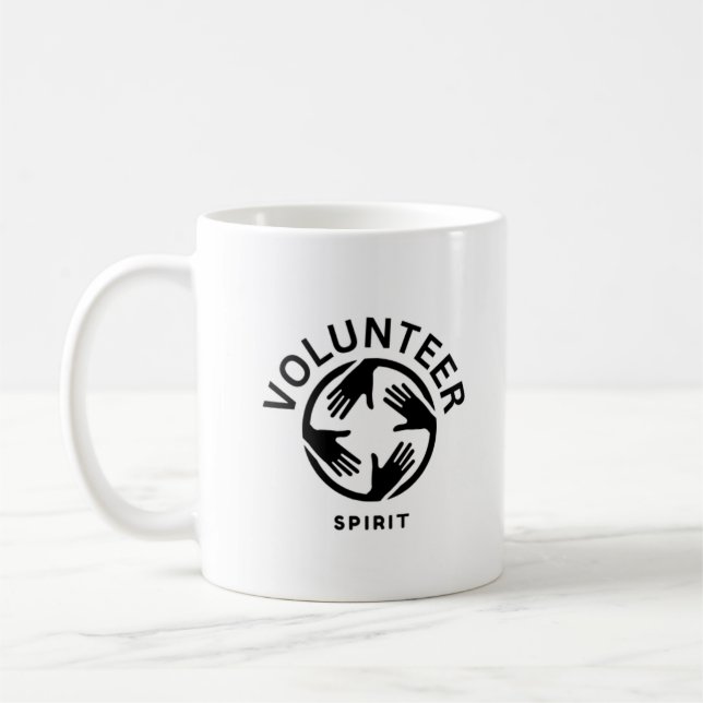 Taza De Café Espíritu voluntario (Izquierda)