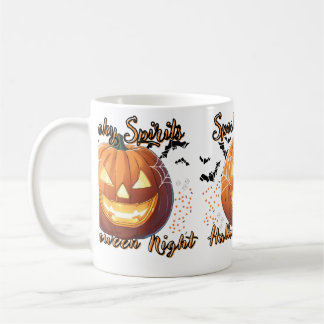 Taza De Café Espíritus fantasmales, noche de Halloween
