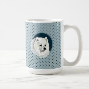Taza De Café Espitz japonés de perro