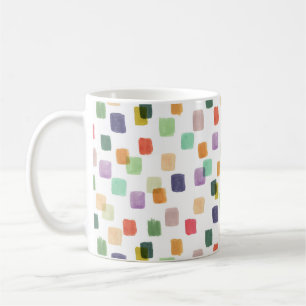 Taza De Café Esplash colorido: Resumen de fondo sin soldadura