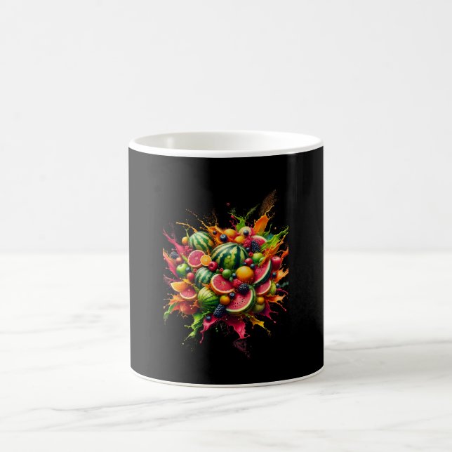 Taza De Café Esplash de frutas (Centro)