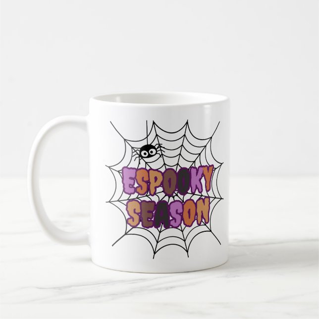 Taza De Café Espooky Season Fun Halloween (Izquierda)