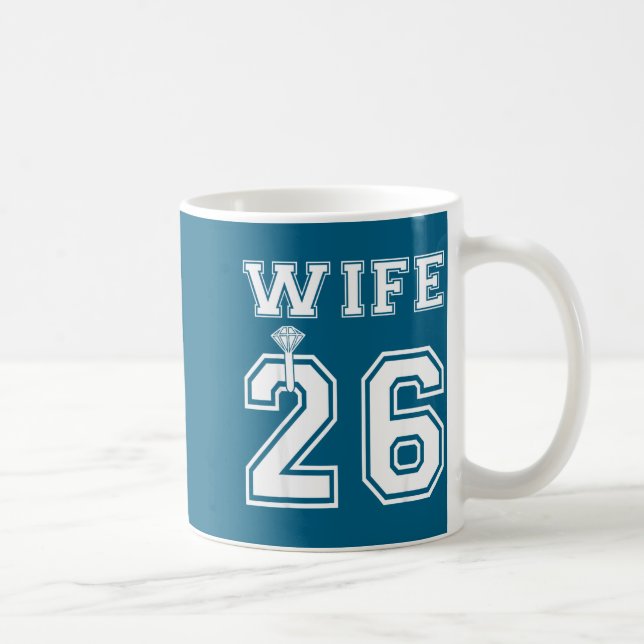 Taza De Café Esposa 2026 marido coincidente fiesta de compromis (Derecha)
