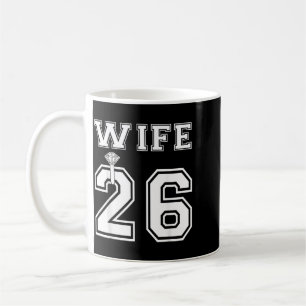 Taza De Café Esposa 2026 Marido Pareja Fiesta de Compromiso