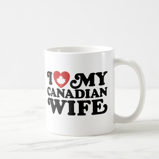 Taza De Café Esposa canadiense (Derecha)