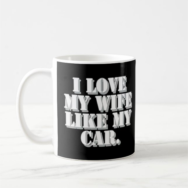 Taza De Café Esposa de auto Fiesta hombre hombre hombre hombre  (Izquierda)