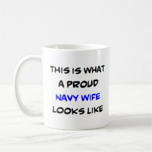 Taza De Café esposa de la marina