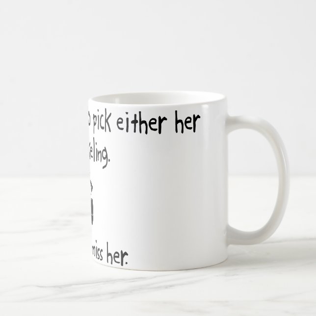 Taza De Café Esposa de la selección o el bucear (Derecha)