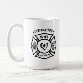 Taza De Café Esposa de los bomberos
