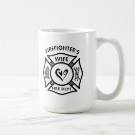 Taza De Café Esposa de los bomberos
