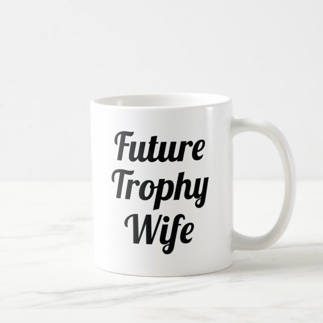 Taza De Café Esposa de trofeo futuro (Derecha)
