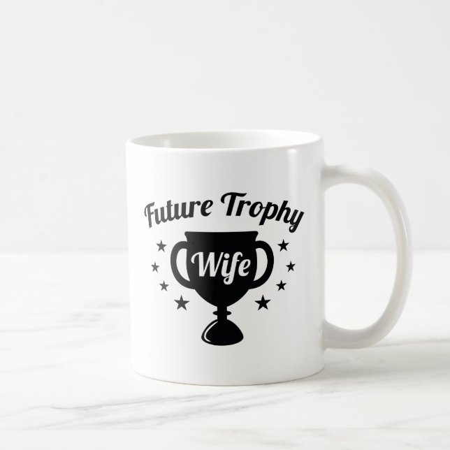 Taza De Café Esposa de trofeo futuro (Derecha)