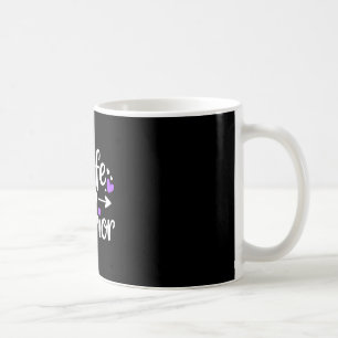 Taza De Café Esposa de un guerrero lupus conciencia luchadora s