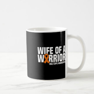 Taza De Café Esposa De Un Guerrero Naranja Ribbon Rsdcrps Conci
