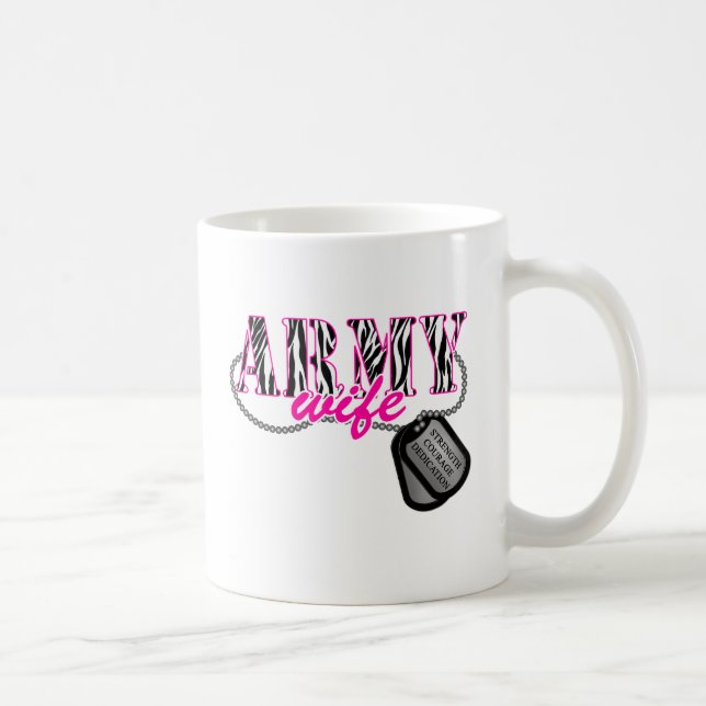 Taza De Café Esposa del ejército (Derecha)